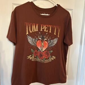 Tom Petty 1986 Live Tour Graphic T-Shirt - Size Medium